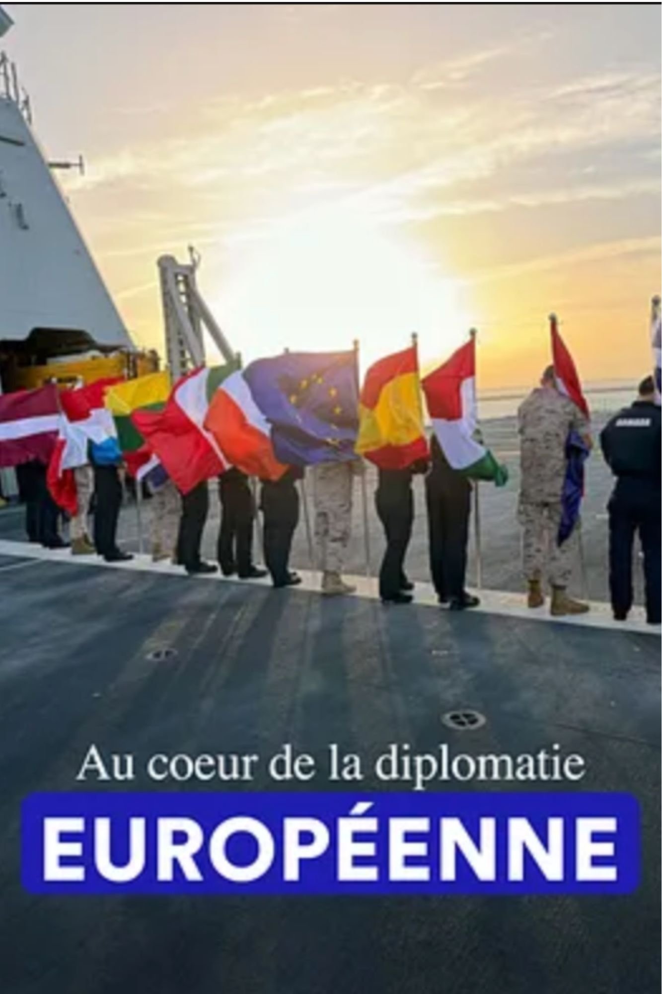 Постер Au coeur de la diplomatie européenne